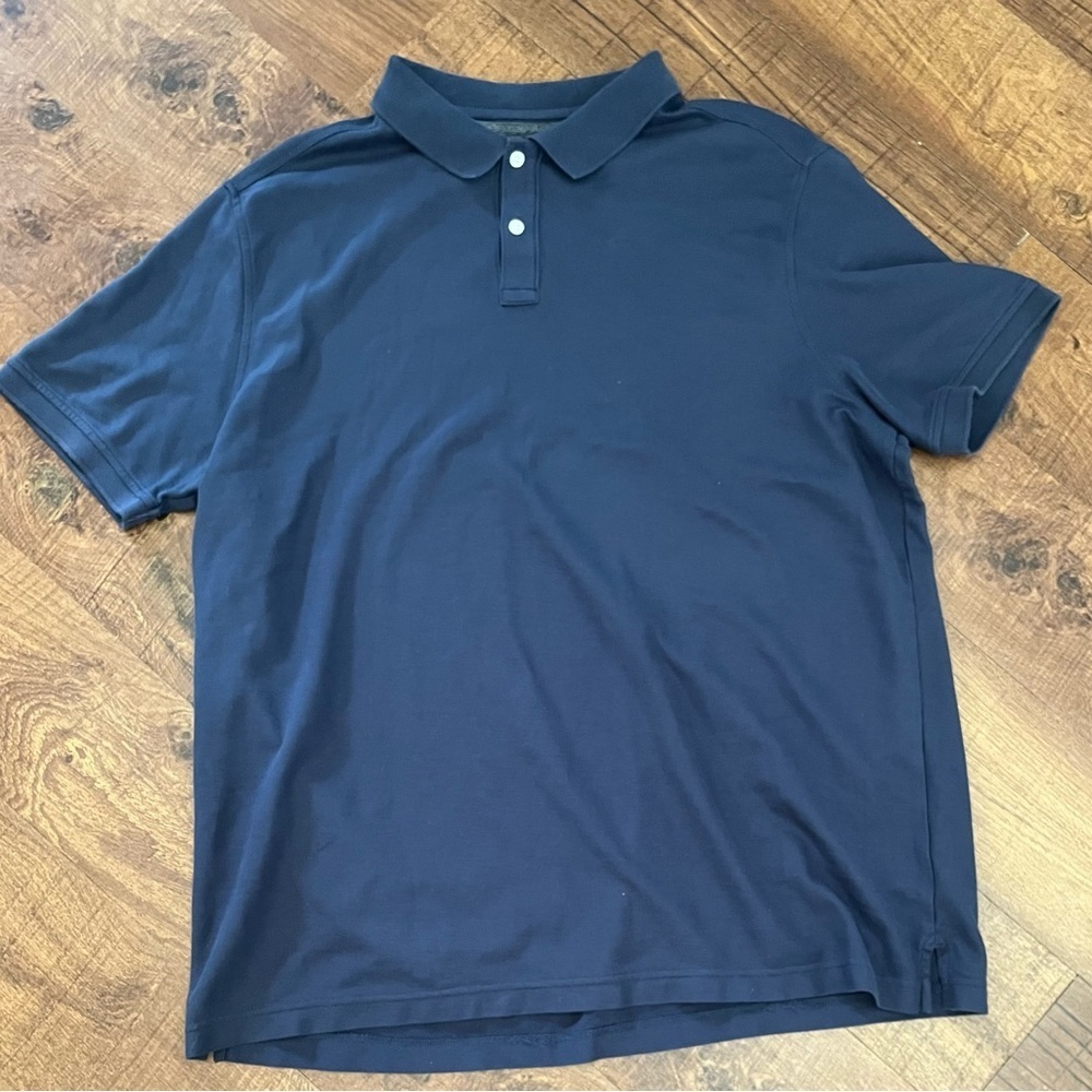 Nordstroms Mens shop polo shirt Sz 2XL navy blue